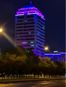 威(wei)海衞生大廈(sha)亱(ye)景亮化